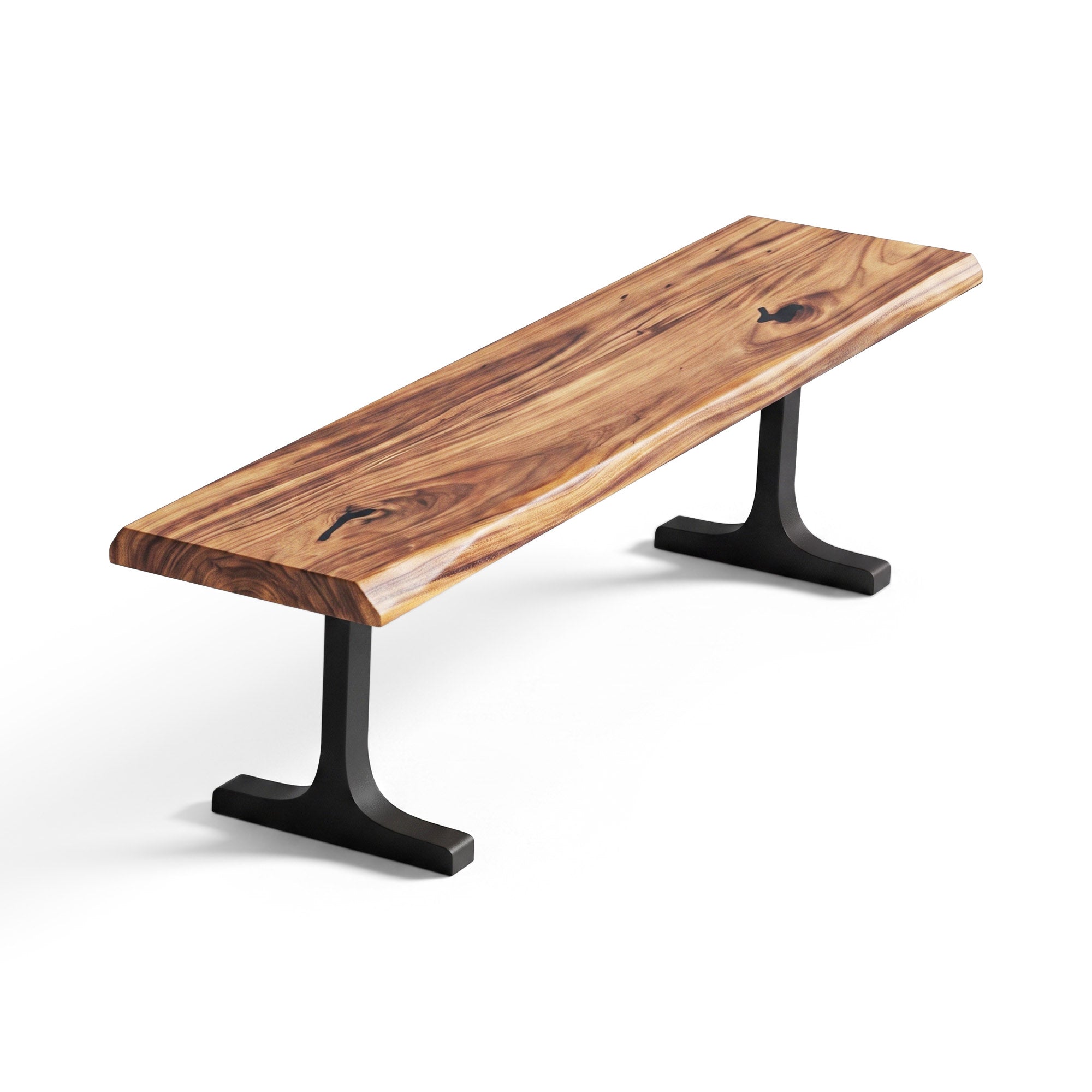 Bench 23" - 60" for Contemporary Living and Patio Seating 202 Pillar -  72x15 white background