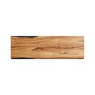 Walnut slab bench top with rich natural wood grain