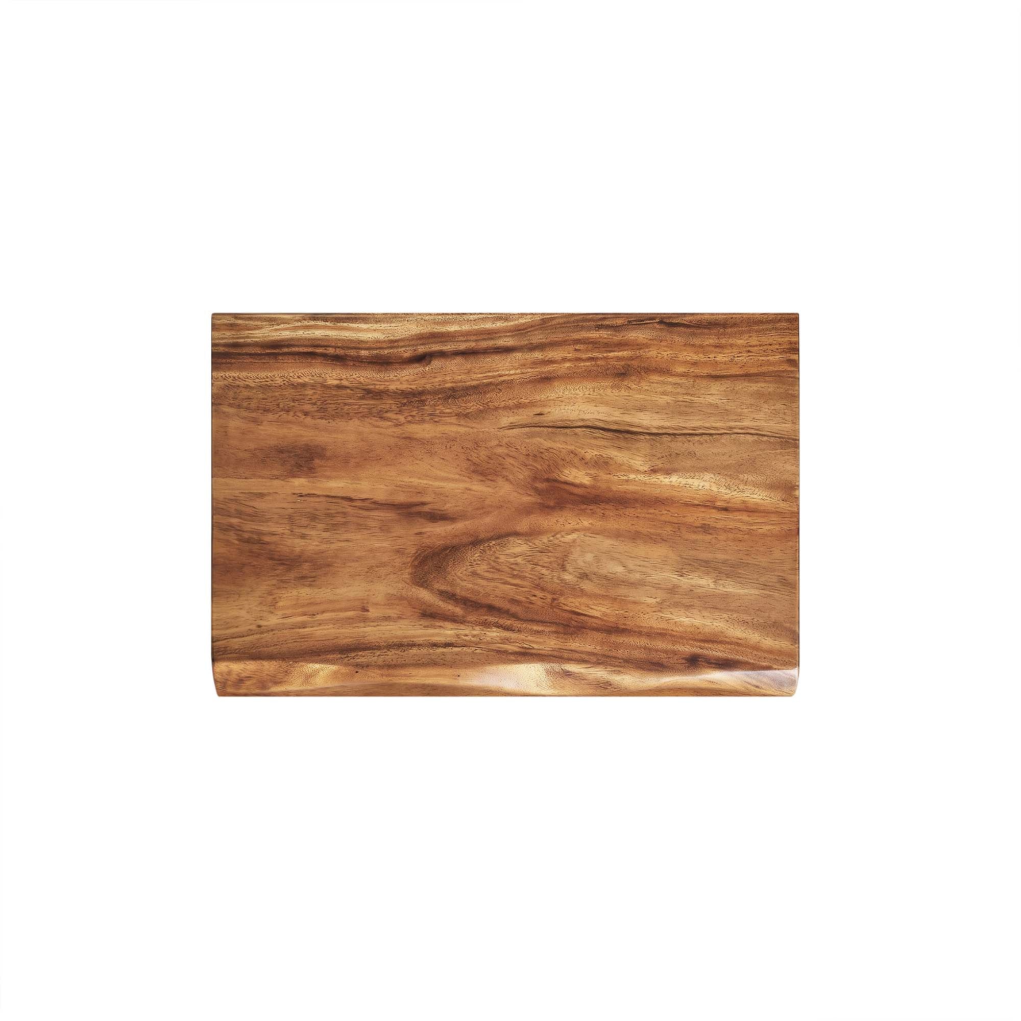 Handcrafted walnut bench top for entryway bench
