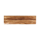 Solid hardwood bench top with clear protective coating