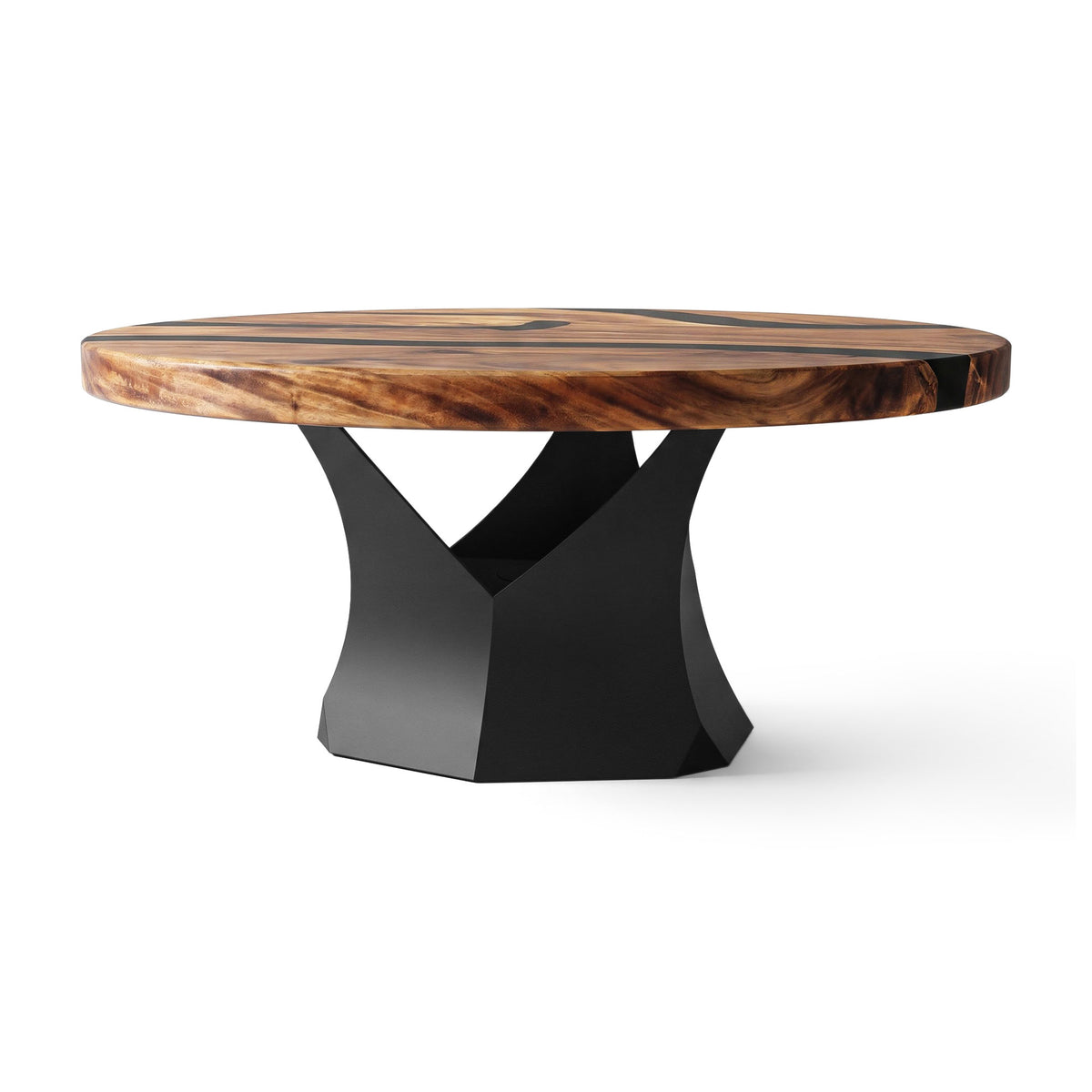 Coffee Table 19" to 47" for Sofa Side to Center - 120G Nour - 41"Tabletop white background