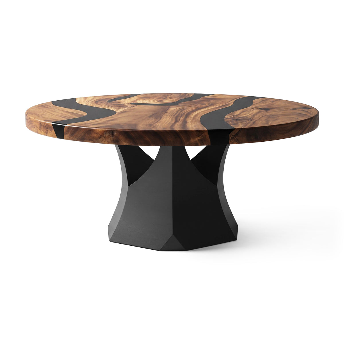 Coffee Table 19" to 47" for Sofa Side to Center - 120G Nour - 41"Tabletop white background