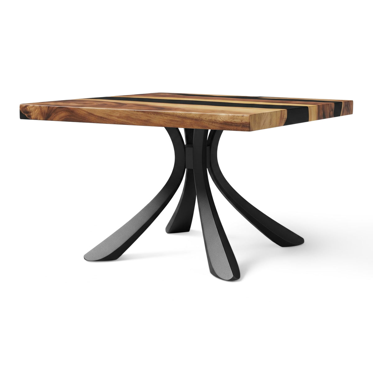 Coffee Table 29" Round & Square for Modern Living Rooms - 127 Zolia - SSQ29x29 White background