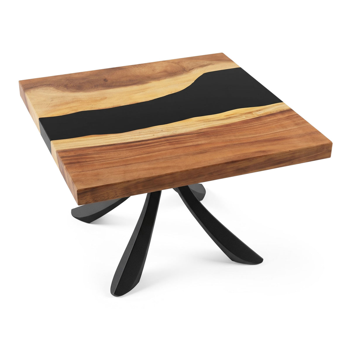 Coffee Table 29" Round & Square for Modern Living Rooms - 127 Zolia - SSQ29x29 White background