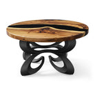 Coffee Table 35" or 41" for Nature-Inspired Home - 124 Blosome - SRU35 White Background