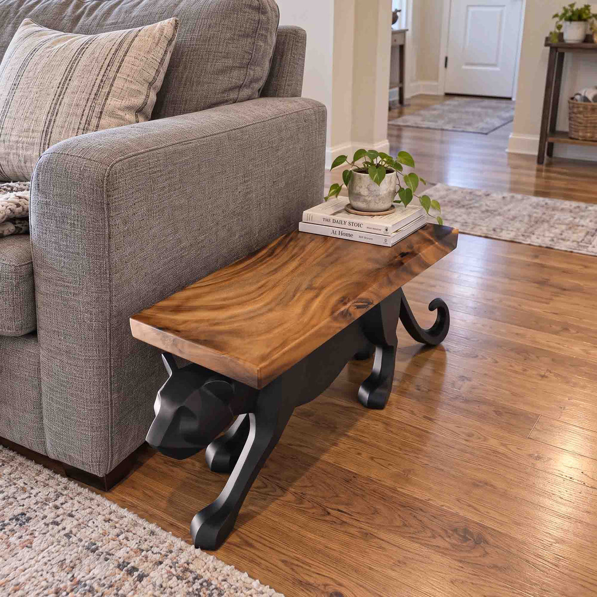 Coffee Table 35" with Panther Base for Bold Living Room - 703S Panthera - Thumb