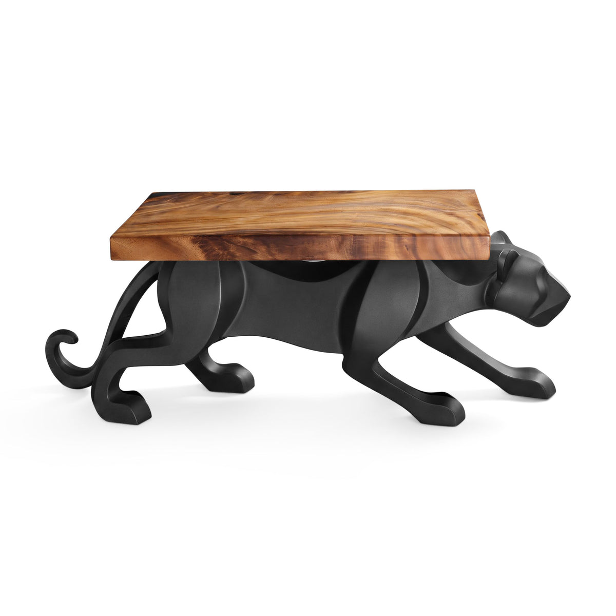 Coffee Table 35" with Panther Base for Bold Living Room - 703S Panthera - White background