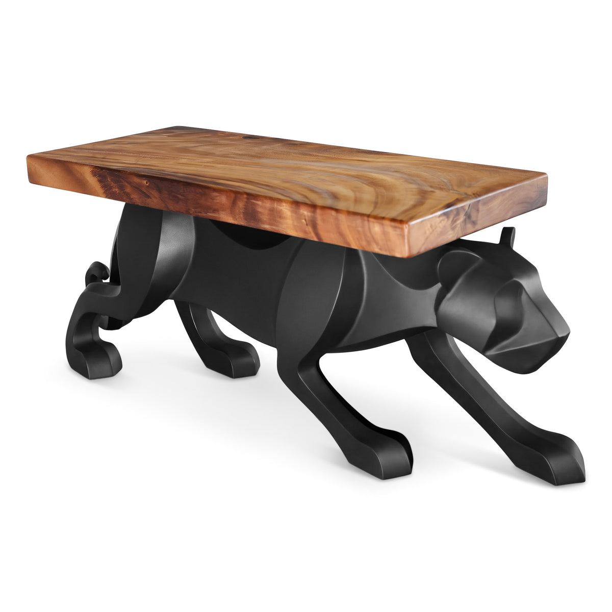 Coffee Table 35" with Panther Base for Bold Living Room - 703S Panthera - White background