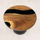 Coffee Table for Modern Living Space, Handcrafted Unique Design - 119 Flare - round epoxy 41" top