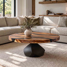 Coffee Table for Modern Living Space, Handcrafted Unique Design - 119G  Flare - SRU41 Interior