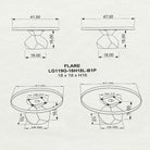 Coffee Table for Modern Living Space, Handcrafted Unique Design - 119G Flare - 3D Drawings