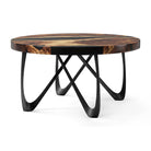 Coffee Table Round or Square for Scandinavian Homes - 125B Vale - SRU35 White background
