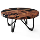Coffee Table Round or Square for Scandinavian Homes - 125B Vale - SRU41 White Background
