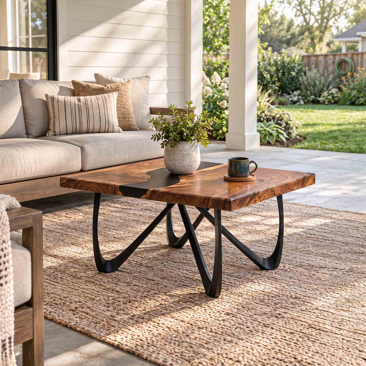 Coffee Table Round or Square for Scandinavian Homes - 125B Vale - SSQ35 Interior