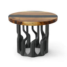 Coffee Table with Diadem 16" H Metal Table Base - center white background