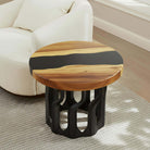 Coffee Table with Diadem 16" H Metal Table Base - interior