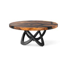 Coffee Table with Looper 16" H Metal Table Base - center white background