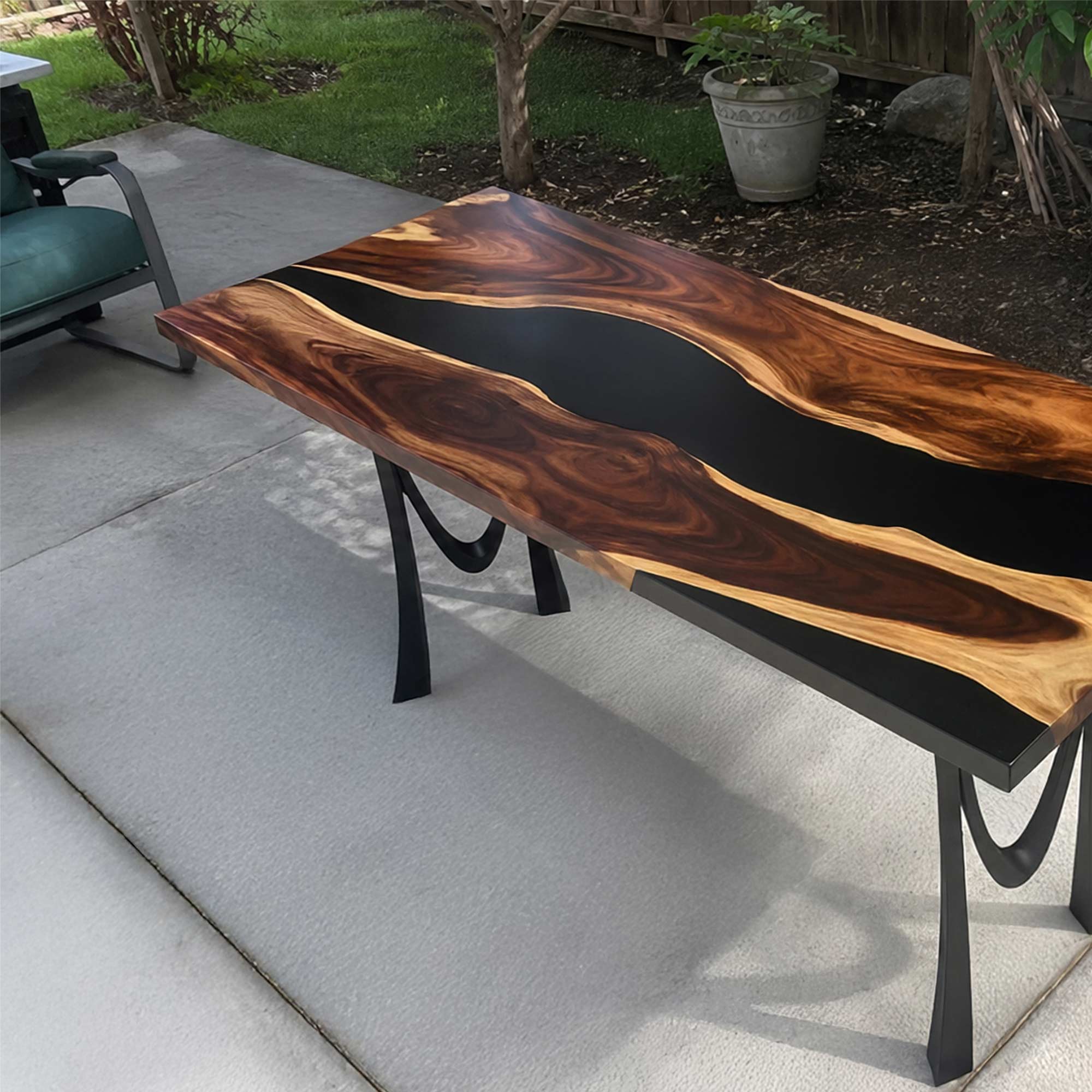 Console Table with Mavie 28.5" H Steel Table Legs - customer feedback