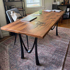 Console Table with Mavie 28.5" H Steel Table Legs - customer feedback