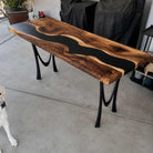 Console Table with Mavie 28.5" H Steel Table Legs - customer feedback