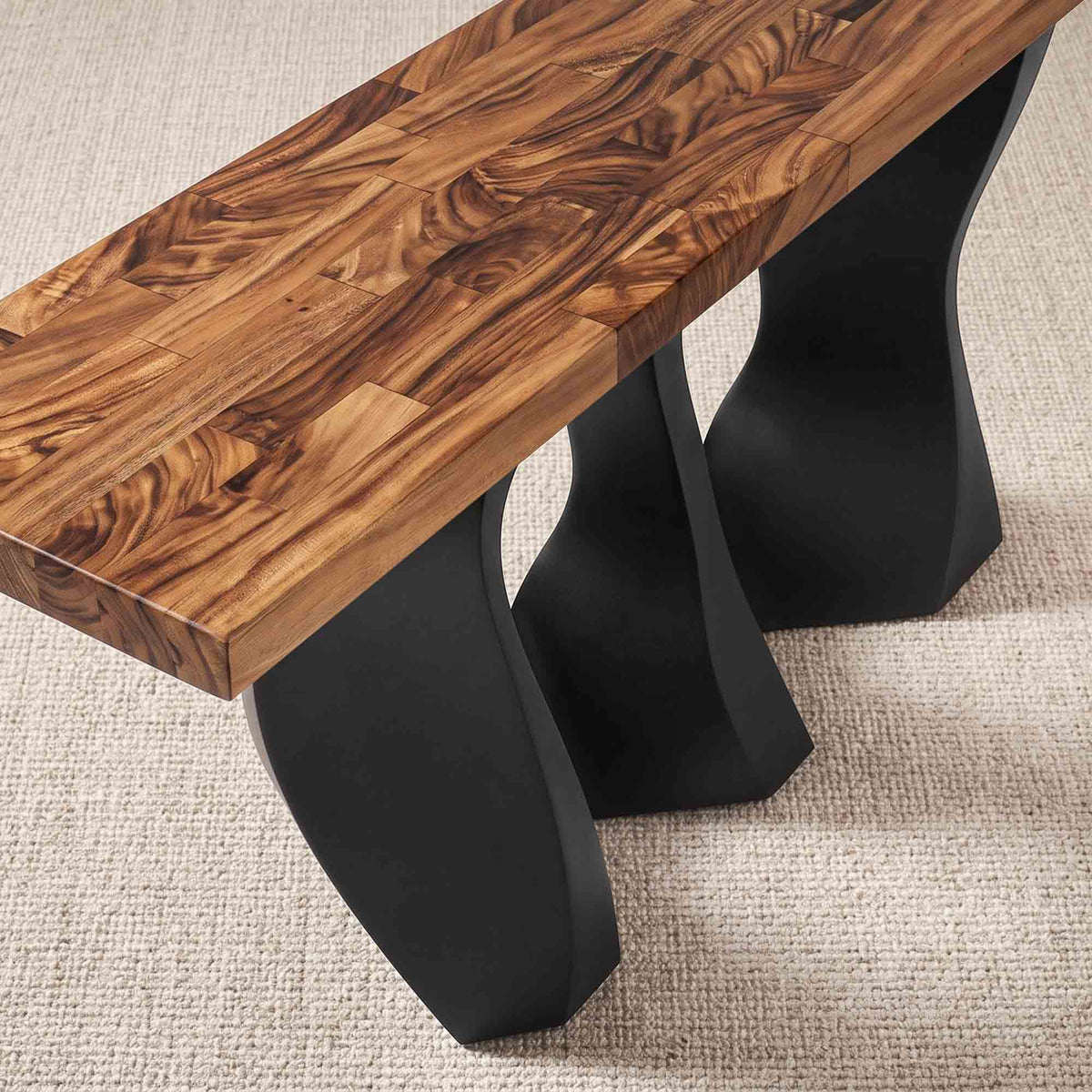 Console Table with Side-Rocky 28.5" H Steel Table Base - BB-SRE70x15 