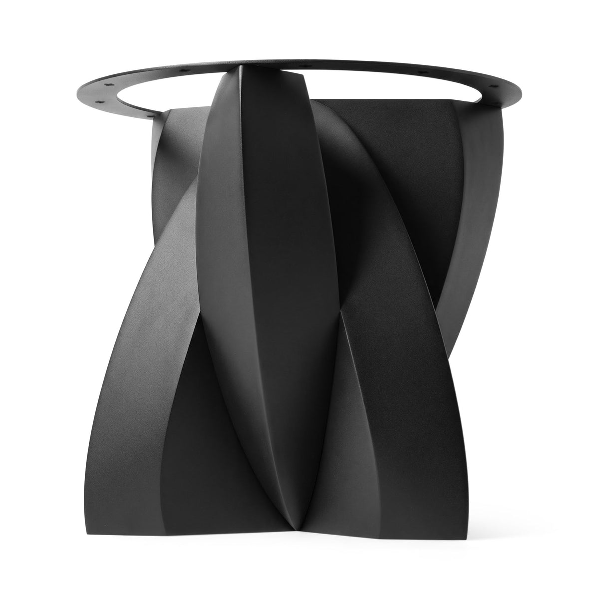 Contemporary Coffee Table 29" Round & Square with Petal Steel Base - 110 Calix - Only base white background