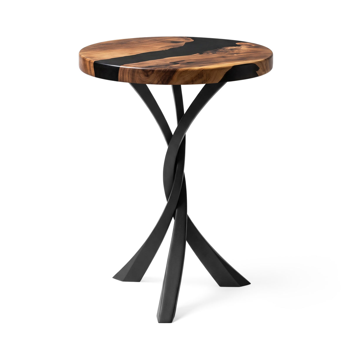Dining Table 23" with Steel Base for Small Kitchens - 530 Teris -SRU23 white background