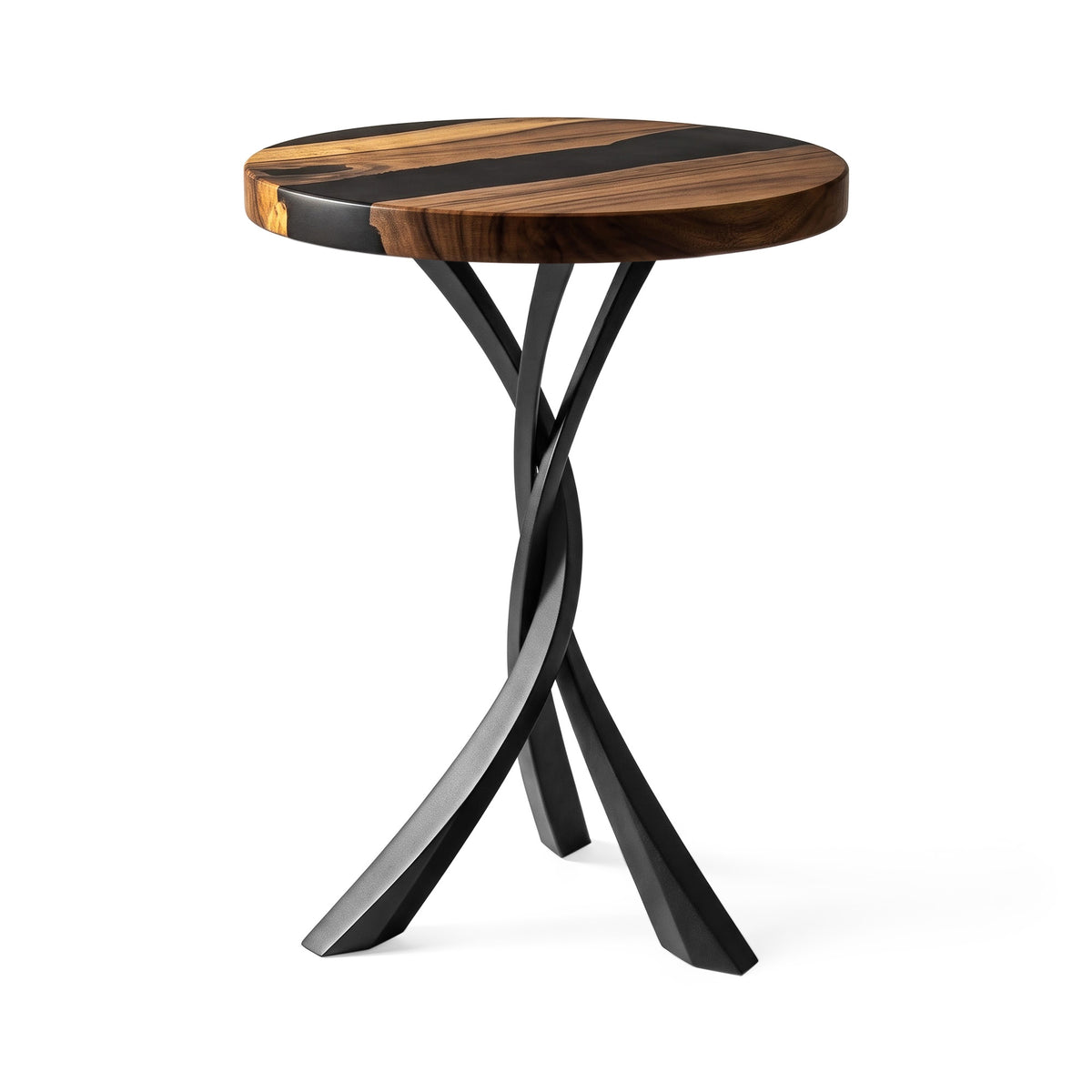 Dining Table 23" with Steel Base for Small Kitchens - 530 Teris -SRU23 white background