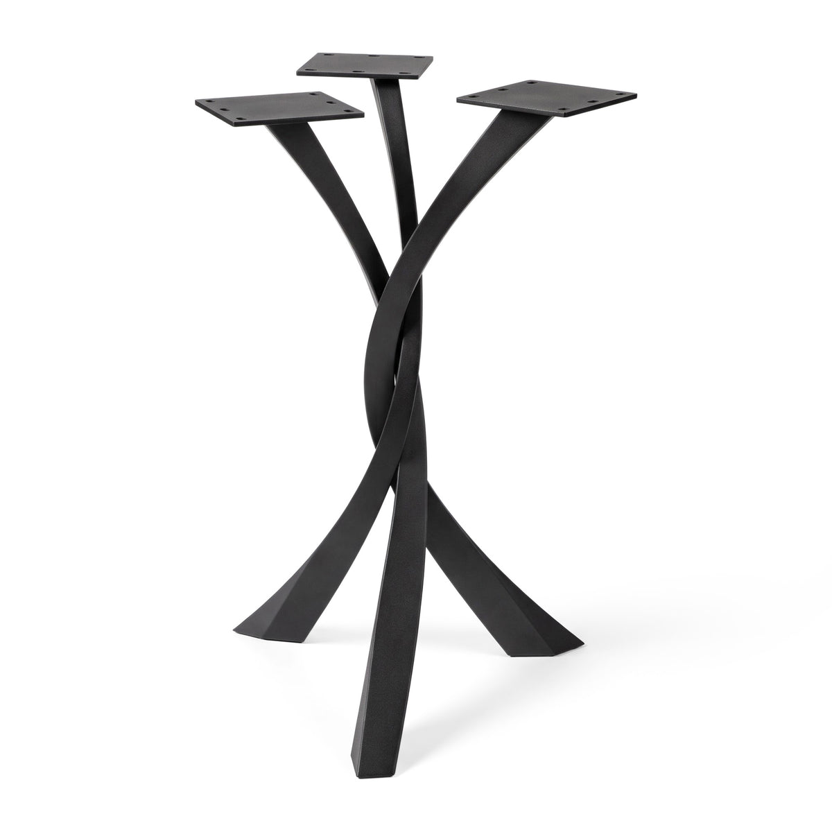Dining Table 23" with Steel Base for Small Kitchens - 530 Teris - Base only white background