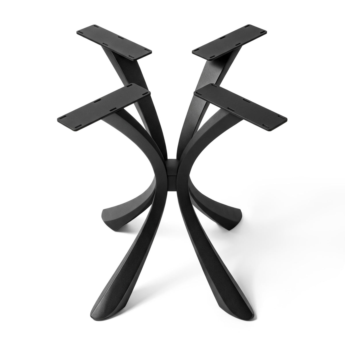Dining Table 35" Round or Square for Contemporary Homes - 413 Zolia - Only Base White Background