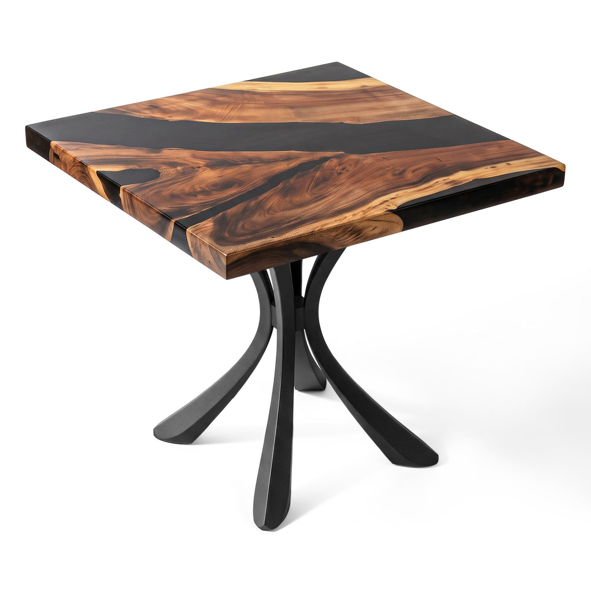 Dining Table 35" Round or Square for Contemporary Homes - 413 Zolia - SSQ35 White Background