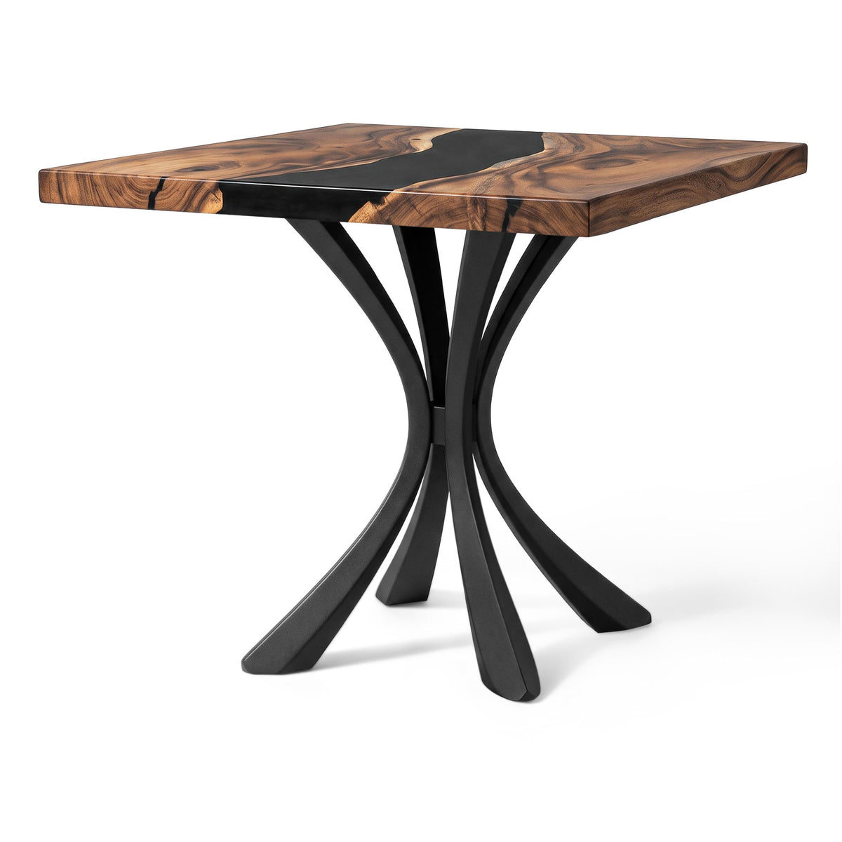 Dining Table 35" Round or Square for Contemporary Homes - 413 Zolia - SSQ35 White Background