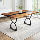Dining Table with Amplex 28.5" H Metal Table Legs - thumb