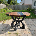 Dining Table with Blosome 28.5" H x 22" W Metal Table Base - feedback thumbnail