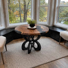 Dining Table with Blosome 28.5" H x 22" W Metal Table Base - feedback 