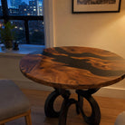 Dining Table with Blosome 28.5" H x 22" W Metal Table Base - feedback 