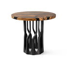 Dining Table with Diadem 28.5" H Metal Table Base - center white background