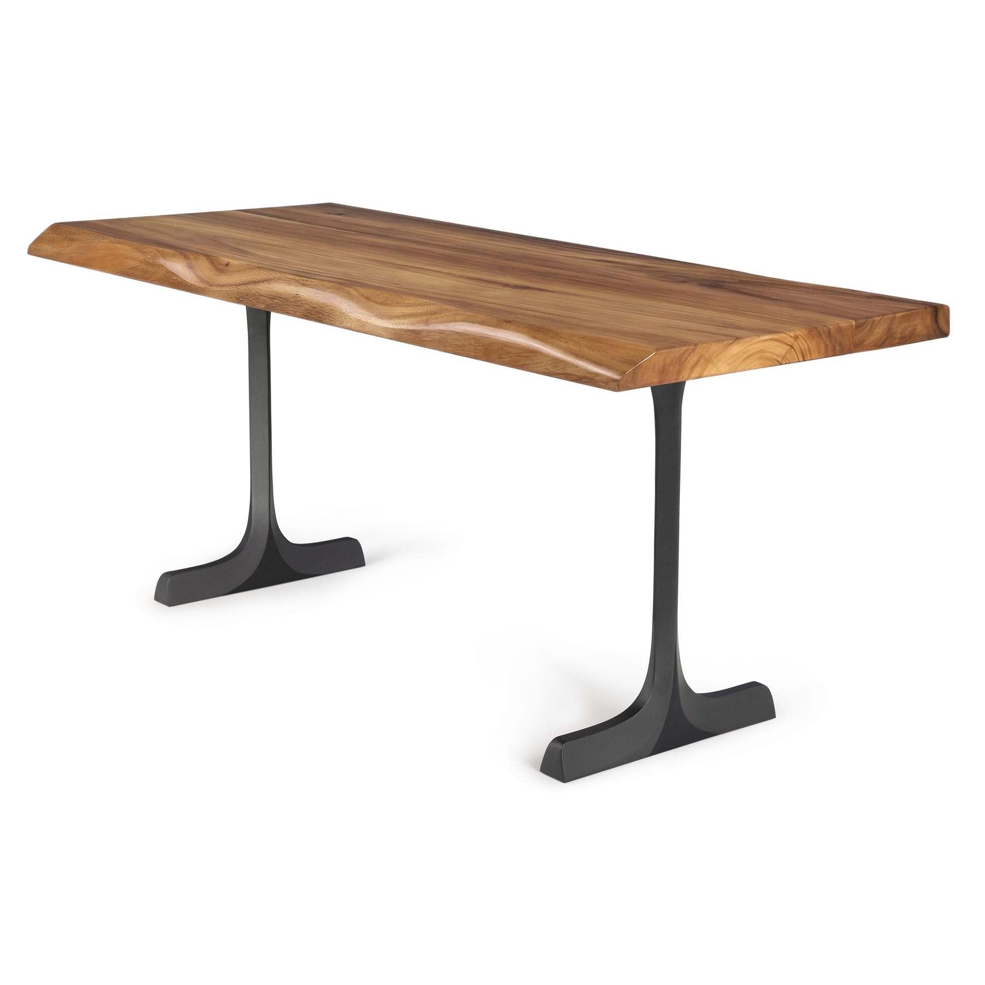 Dining Table with Goblet 28.5" H Metal Table Legs - white background