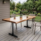 Dining Table with Goblet 28.5" H Metal Table Legs - thumb
