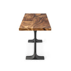 Dining Table with Goblet 28.5" H Metal Table Legs - white background