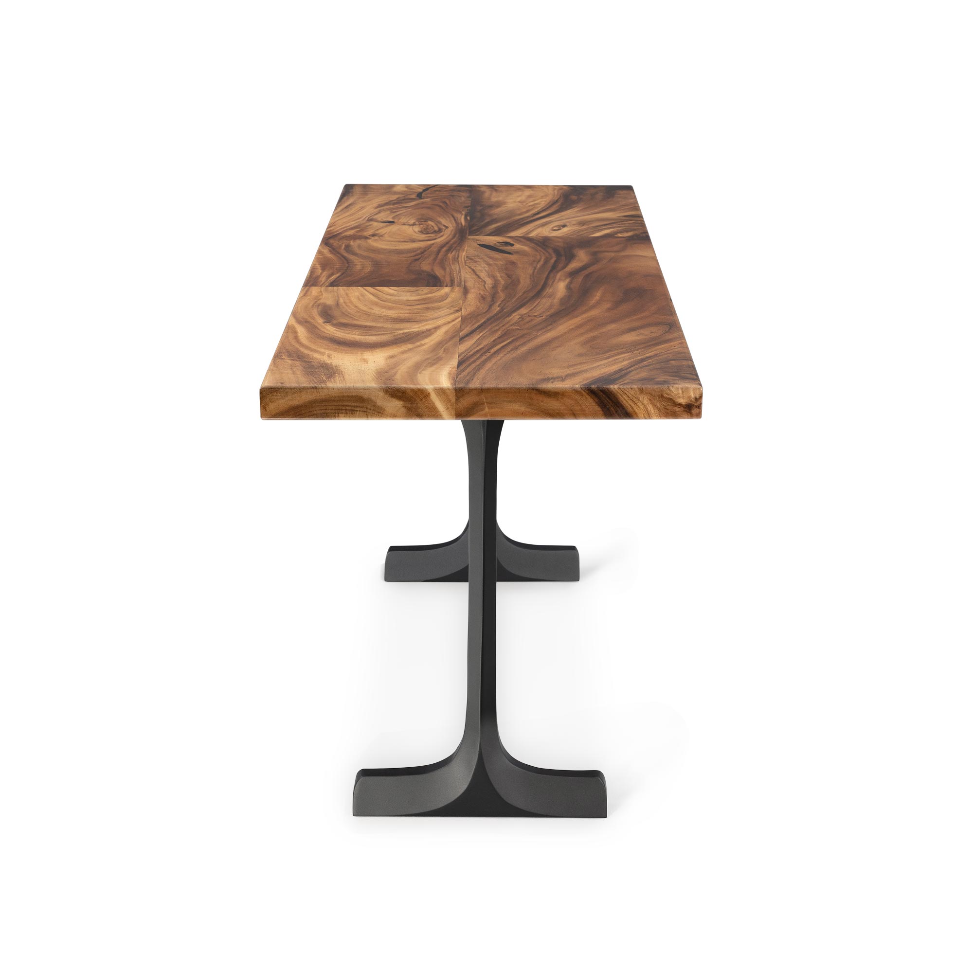 Dining Table with Goblet 28.5" H Metal Table Legs - white background