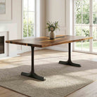Dining Table with Goblet 28.5" H Metal Table Legs - interior