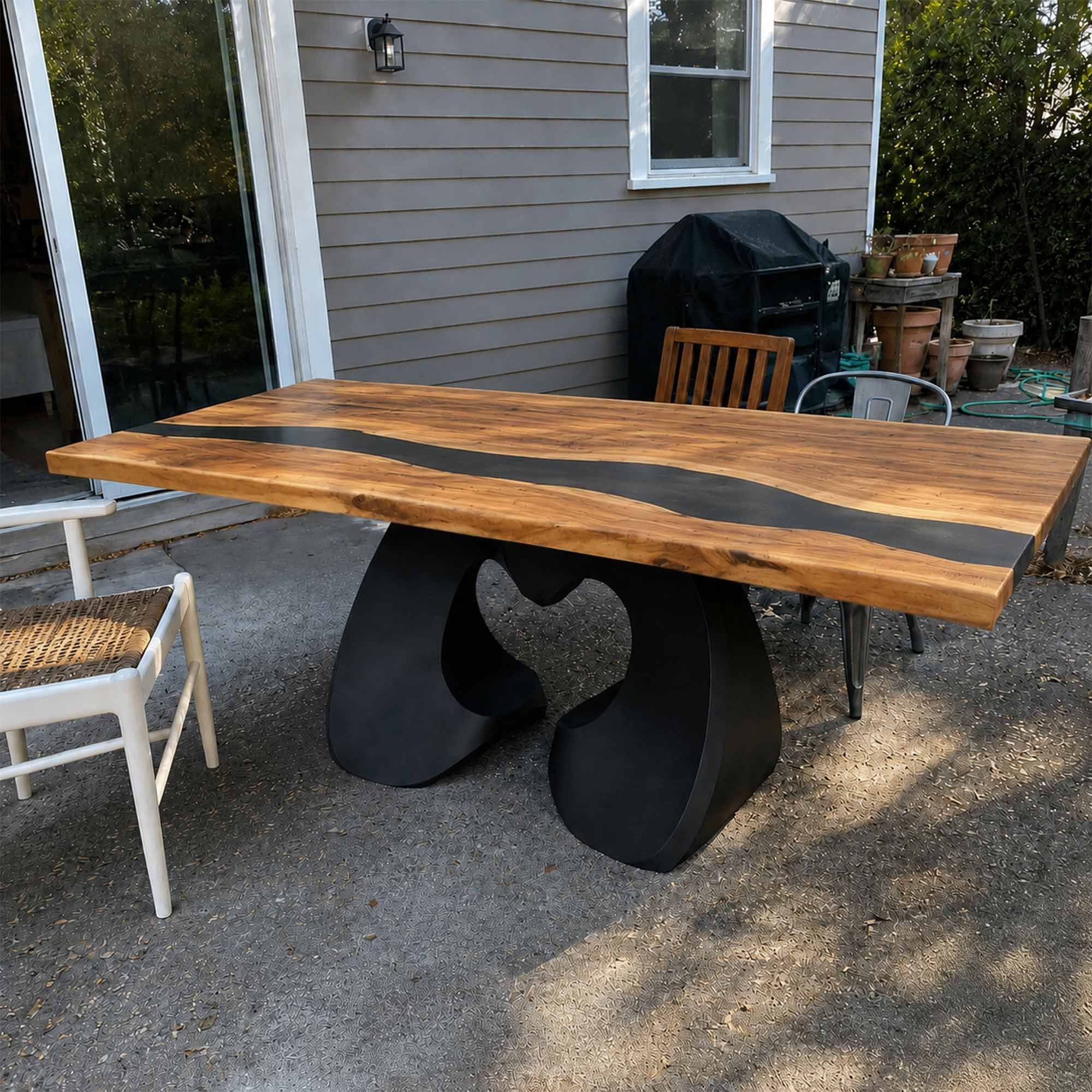 Dining Table with Kraig 28.5" H Metal Table Base - customer feedback