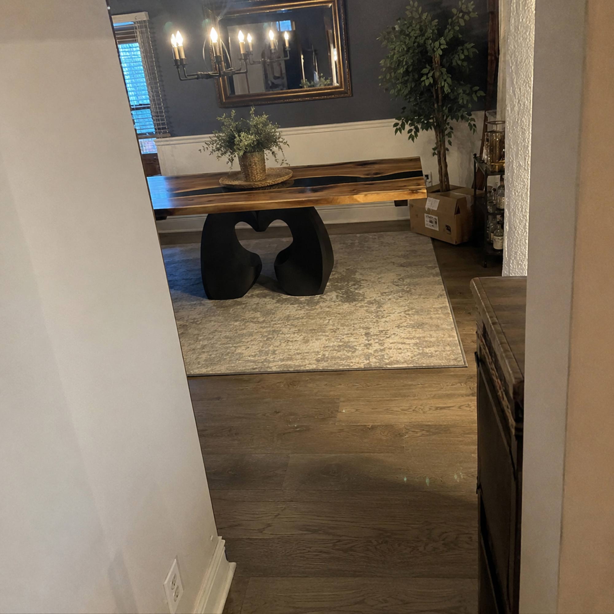 Dining Table with Kraig 28.5" H Metal Table Base - customer feedback