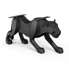 Dining Table with Panthera 28.5" Metal Table Base for Modern Kitchen - base only white background
