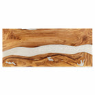 Dining Table with Panthera 28.5" Metal Table Base for Modern Kitchen - only top white background