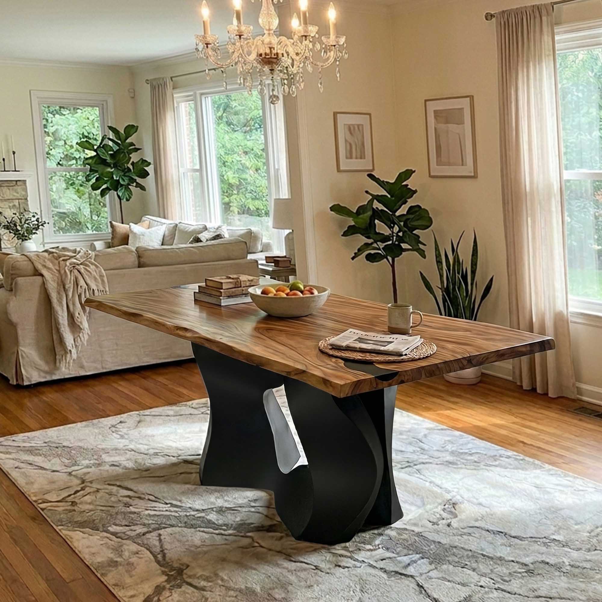 Dining Table with Rocky 28.5" H Metal Table Base - Customer Feedback