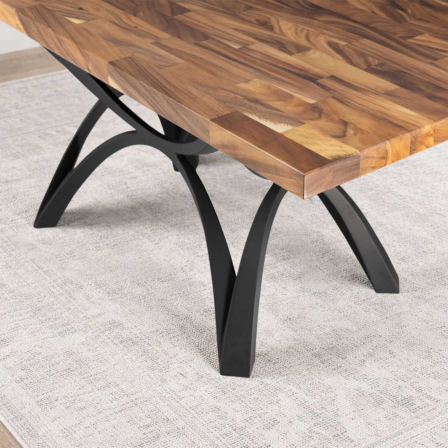 Dining Table with Spey 28.5" H Steel Table Base - interior