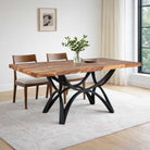 Dining Table with Spey 28.5" H Steel Table Base - thumb