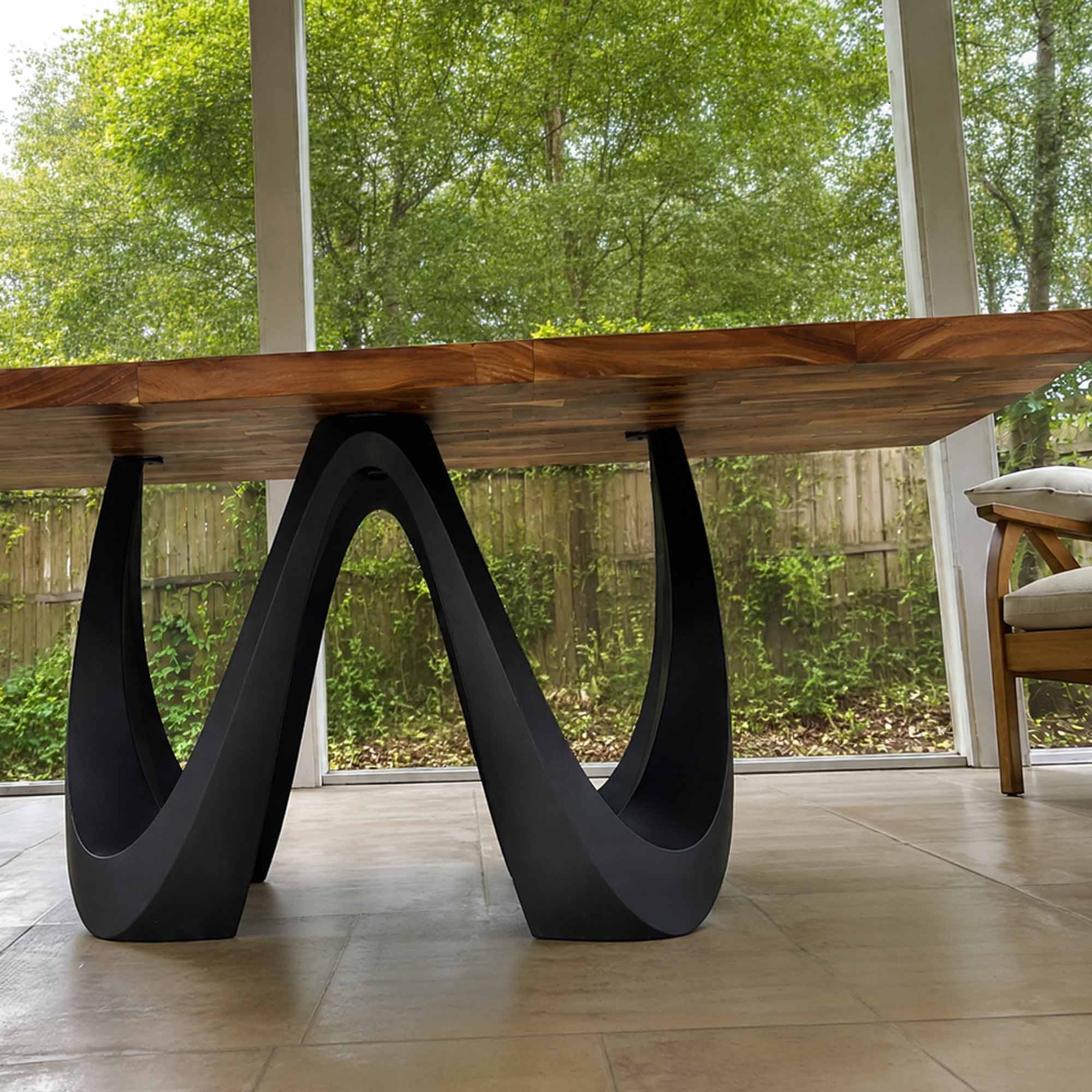 Dining Table with Wavea 28.5" H Metal Table Base - customer feedback